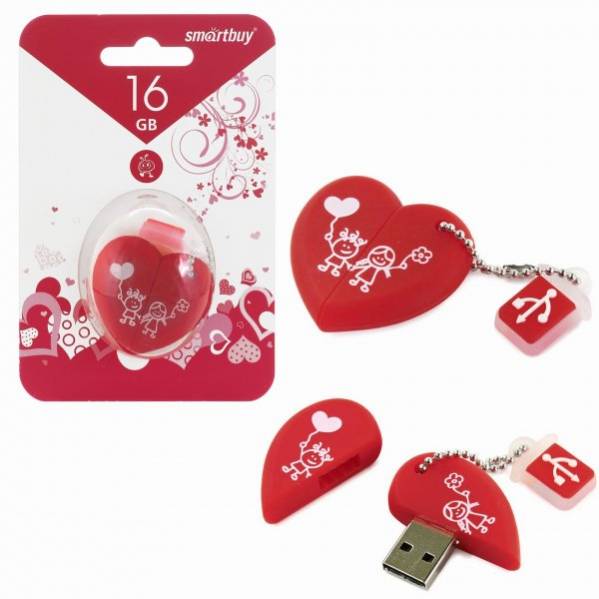 Флеш-память USB 16Gb. " Smart Bay. Wild. Сердце ".